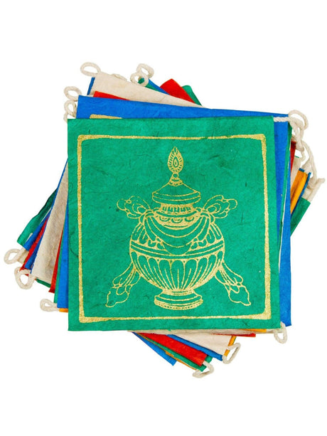 Prayer Flag Lucky Signs Small Paper Prayer Flags - 26 in long