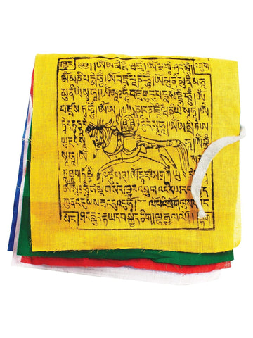 Tibetan Buddhist Windhorse Small Prayer Flags