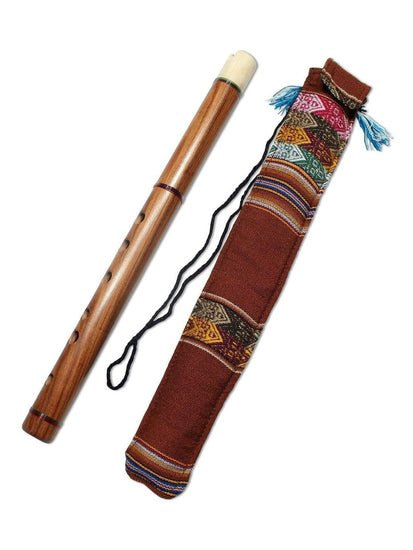 Quenas Brown Song of the Andes Peruvian Quena Flute Wood w/Case