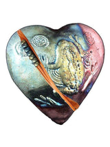 Raku Rattles Frog Raku Heart Rattle