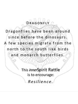 Raku Rattles Raku Heart Rattle | mmr040-Dragonfly