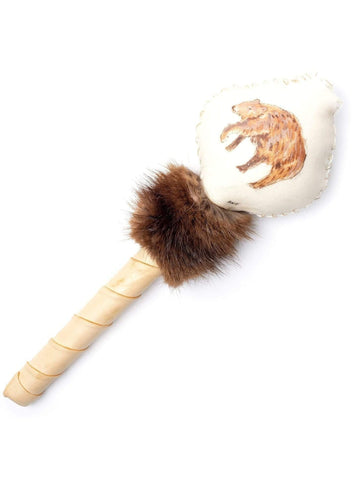 Rawhide Grizzly Bear Rattle