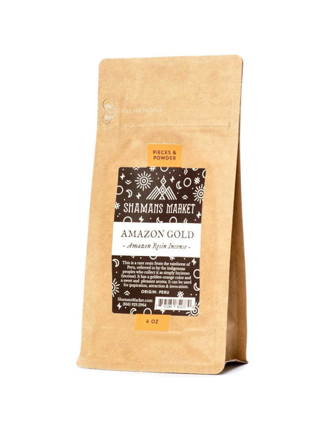 Resin Incense 4 oz Amazon Gold: Peruvian Resin Incense