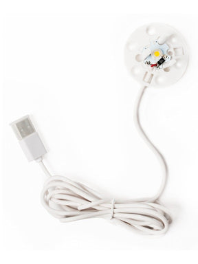 Salt Lamp Replacement Base White LED Replacement Base with USB Plug