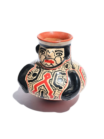 Shipibo Amazon Jungle Ceramic Effigy Vessel