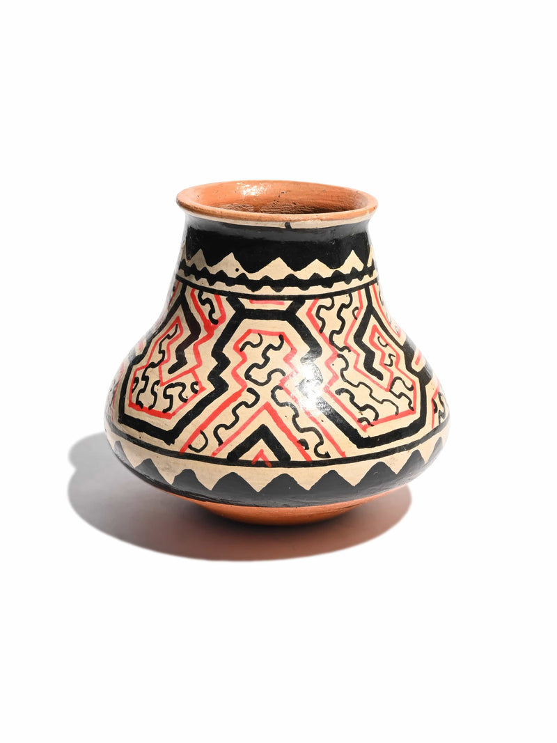 Shipibo Amazon Jungle Ceramic Vase