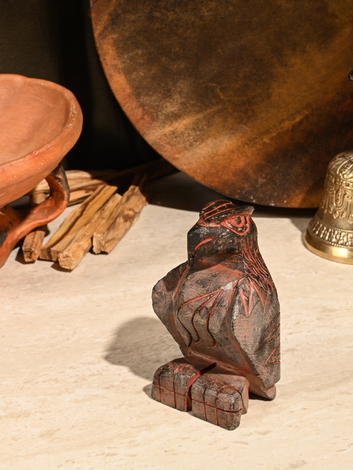 Eagle Stone Carving