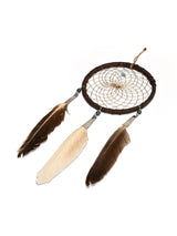 Turquoise Stone Dreamcatcher | si0374-Chocolate-Turquoise