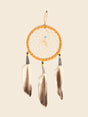 4" Turquoise Stone Dreamcatcher | si0374-Natural-Yellow