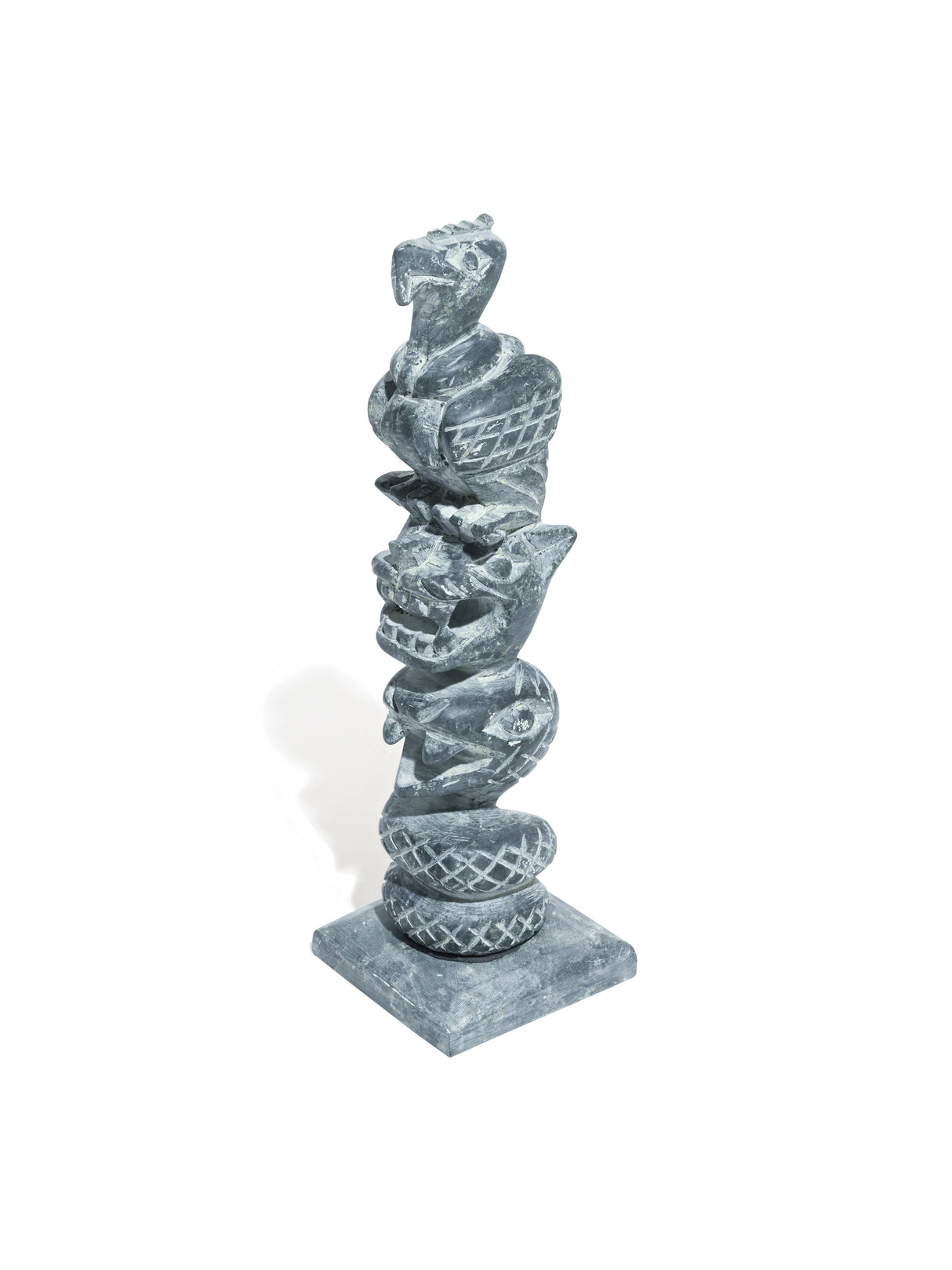Stone Carved Totem Trilogy