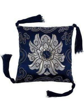 Singing Bowl Cushions Dark Blue 5 inch Lotus Singing Bowl Cushion