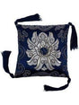 Singing Bowl Cushions Dark Blue 5 inch Lotus Singing Bowl Cushion