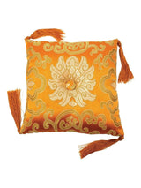Singing Bowl Cushions Orange 5 inch Lotus Singing Bowl Cushion
