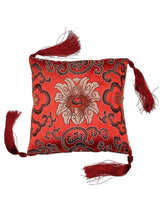 Singing Bowl Cushions Ruby 7 Inch Lotus Singing Bowl Cushion, Handmade Certified Fair Trade