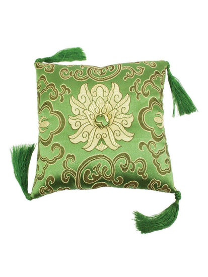 Singing Bowl Cushions Sage 5 inch Lotus Singing Bowl Cushion