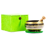 Singing Bowl Gift Set Green Tara Singing Bowl Gift Set - 4.5 inch