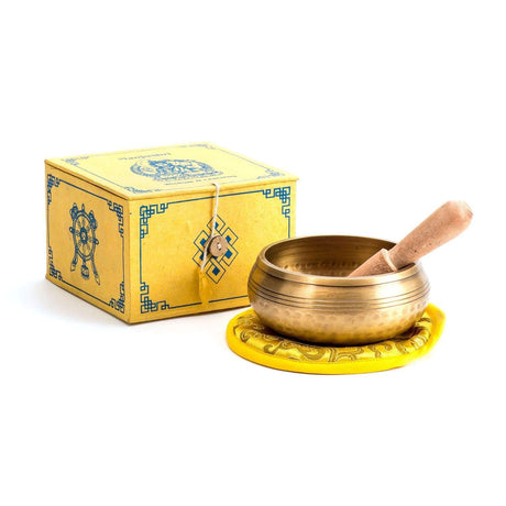 Singing Bowl Gift Set Manjushri Singing Bowl Gift Set - 4 inch