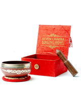 Singing Bowl Gift Sets Singing Bowl Muladhara Root Chakra Gift Box - 3 inch