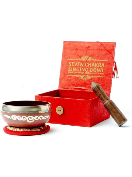 Singing Bowl Gift Sets Singing Bowl Muladhara Root Chakra Gift Box - 3 inch