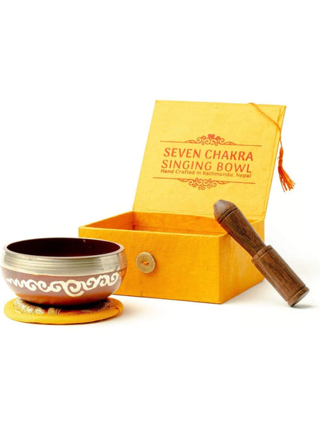 Singing Bowl Gift Sets Singing Bowl Svadhisthana Chakra Gift Box - 3 inch