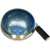 Singing Bowls Buddha Eyes Singing Bowl - Blue - 5.5 inch
