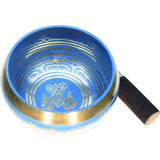 Singing Bowls Endless Knot Singing Bowl - Blue - 5.5 inch
