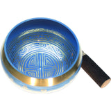 Singing Bowls Labyrinth Singing Bowl - Blue - 5.5 inch