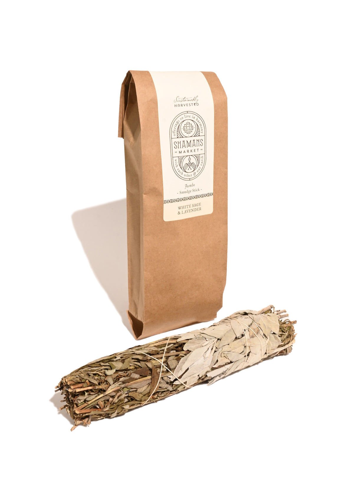 White Sage & Lavender Smudge Stick - 2 Sizes