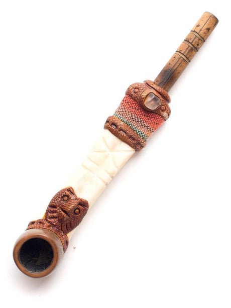 Smoking Pipe Peruvian Bone Smoking Pipe