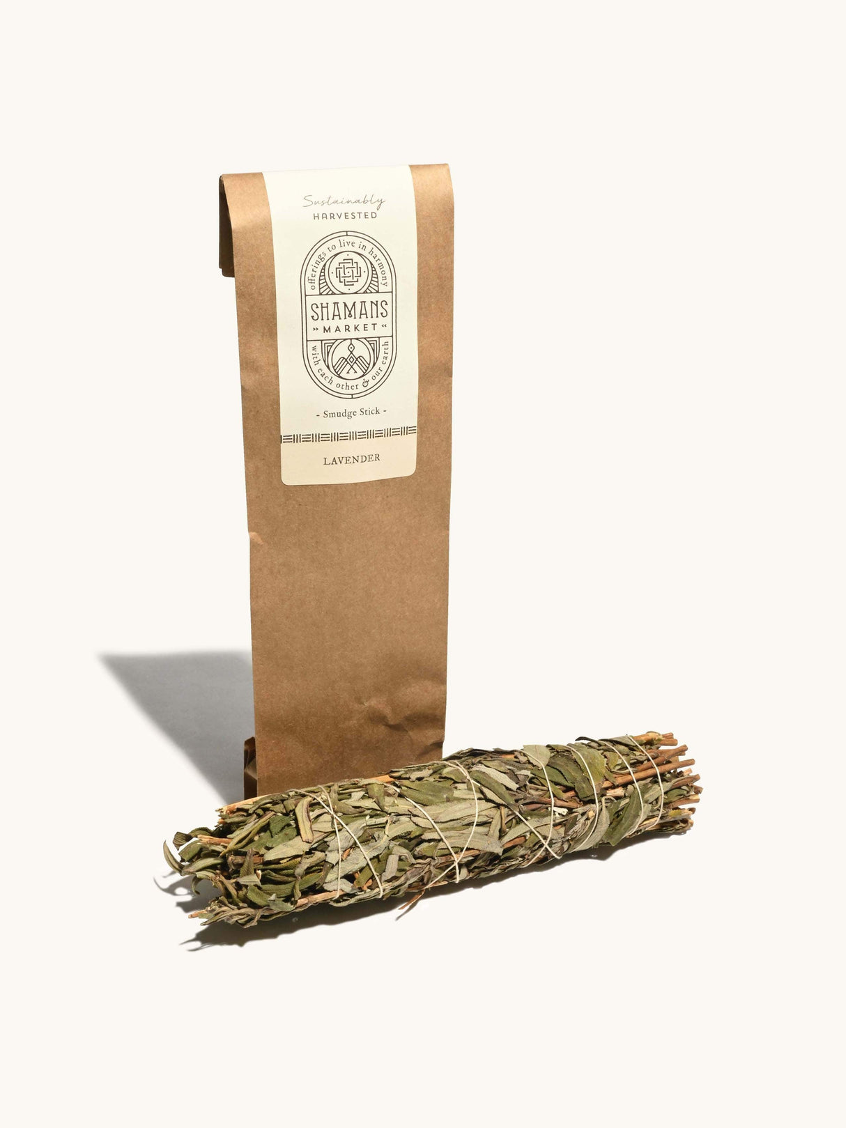 Lavender Smudge Stick 7-8 inch