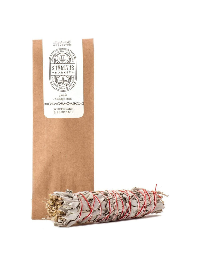 Smudge Sticks White & Blue Sage Large Smudge Sticks 8-9 in.