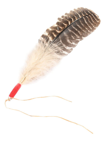 Smudging Feathers Sacred Prayer Feather - Red Wrap
