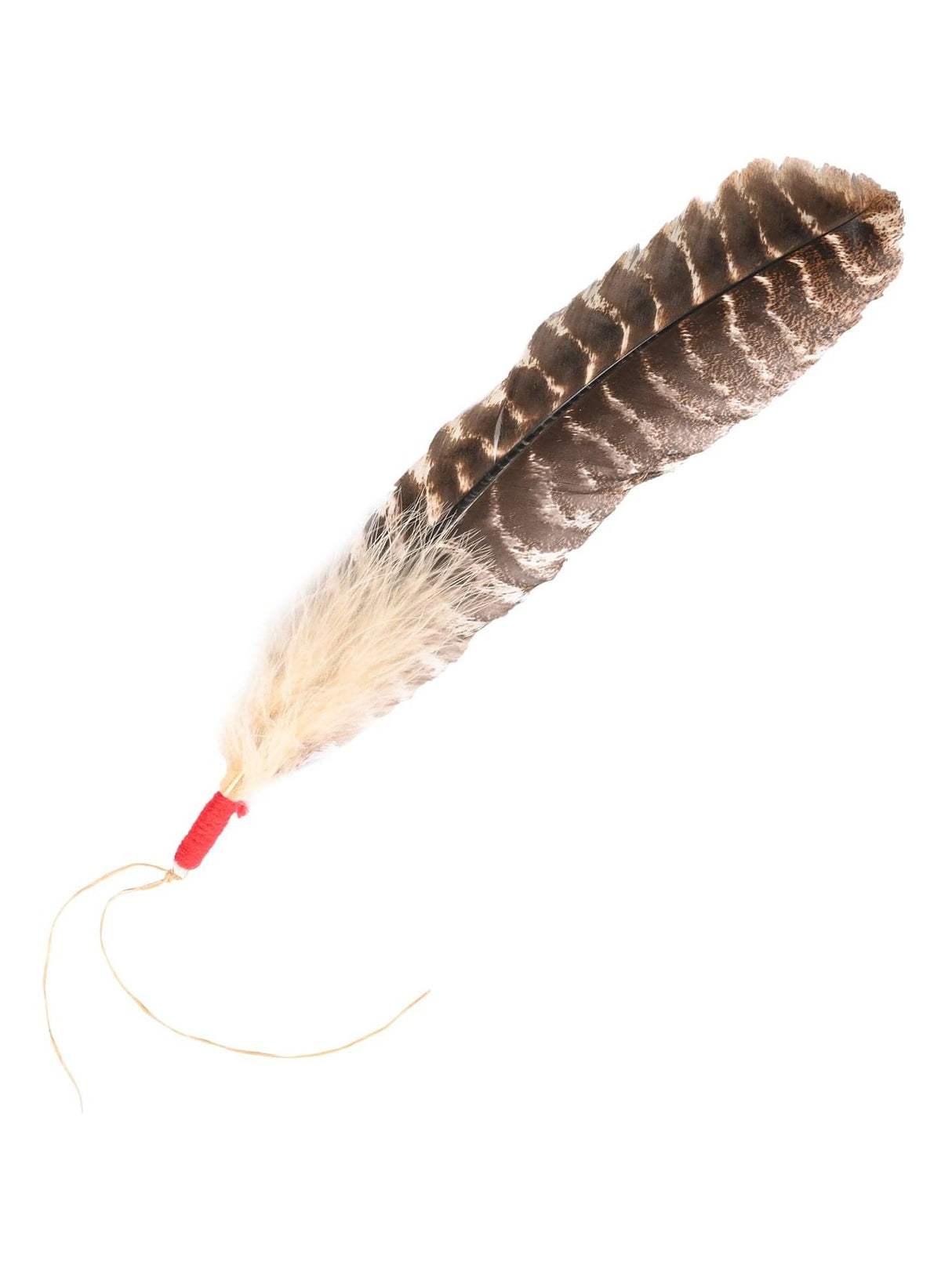 Smudging Feathers Sacred Prayer Feather - Red Wrap