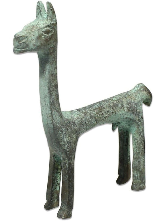 Llama Statue Brass si03343.5 in Shamans Market