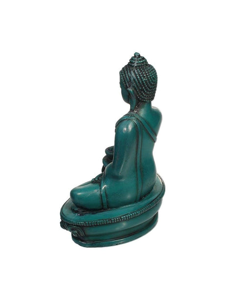 Statues Buddha Turquoise Resin Statue - 5.5 in