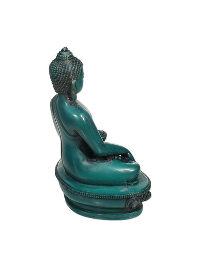 Statues Buddha Turquoise Resin Statue - 5.5 in