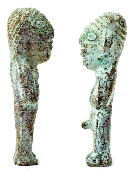 Statues Pachamama & Pachapapa Brass Figurines