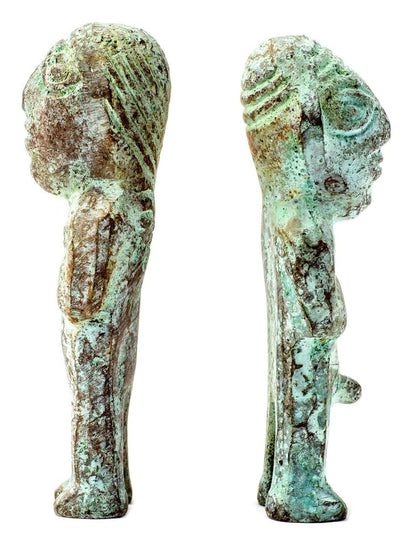 Statues Pachamama & Pachapapa Brass Figurines