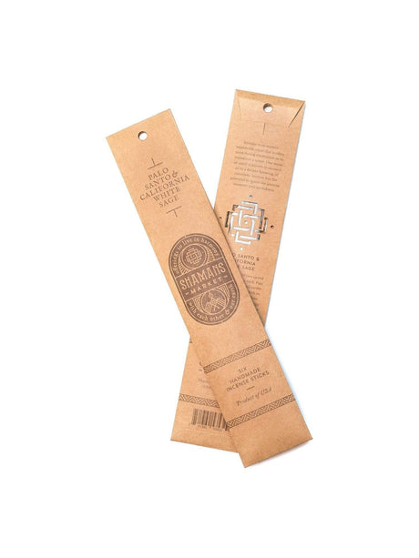 Stick Incense Artisan Palo Santo and California White Sage Incense Sticks - 11 in