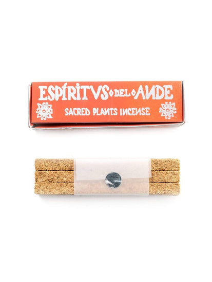 Stick Incense Espiritus del Ande Incense: Palo Santo, Wiraqoya and Myrrh Sticks