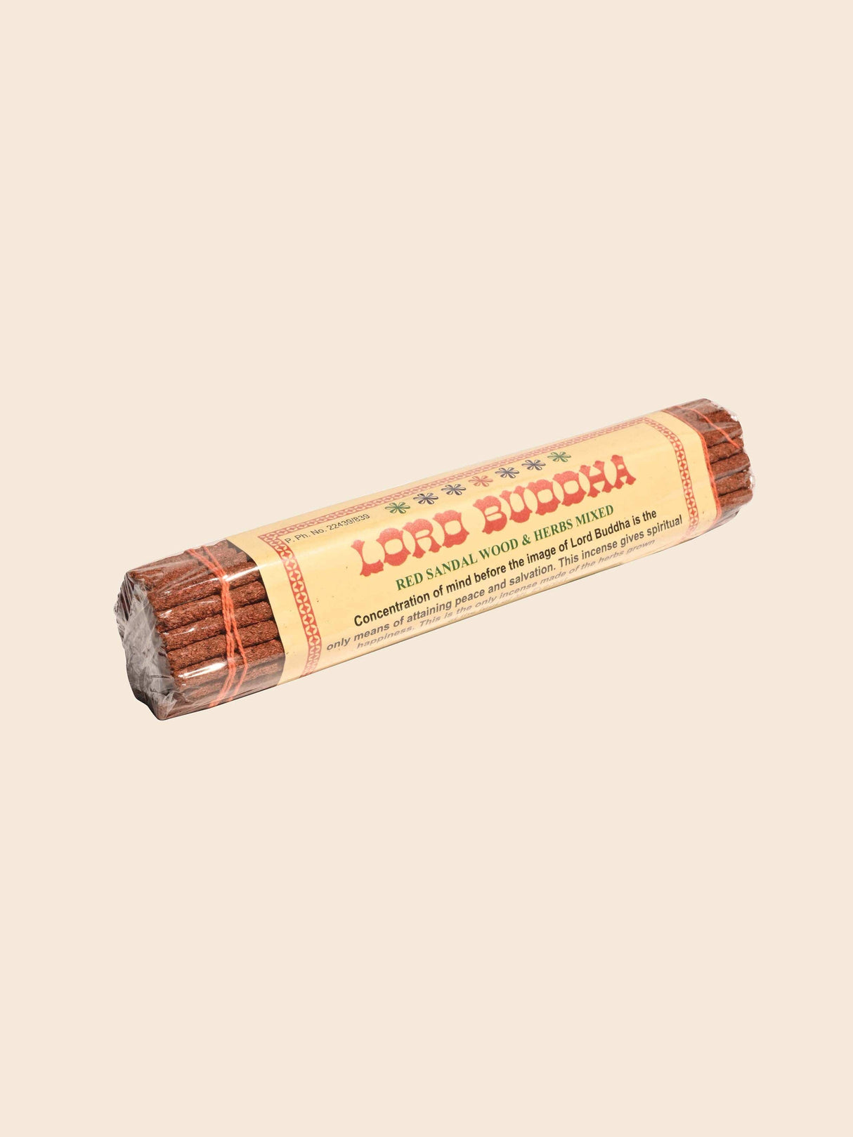 Lord Buddha Red Sandalwood & Herbs Incense Sticks