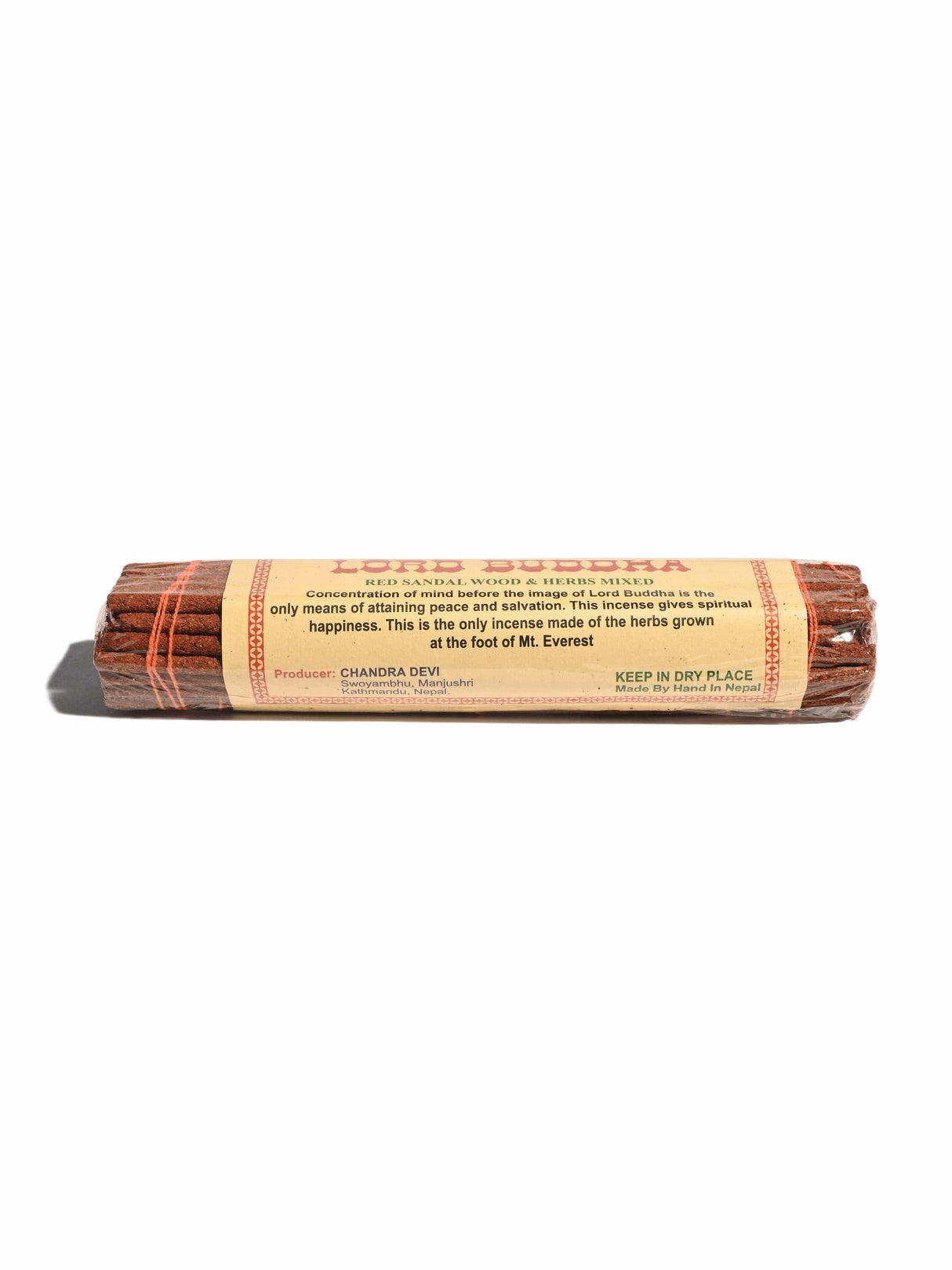 Lord Buddha Red Sandalwood & Herbs Incense Sticks