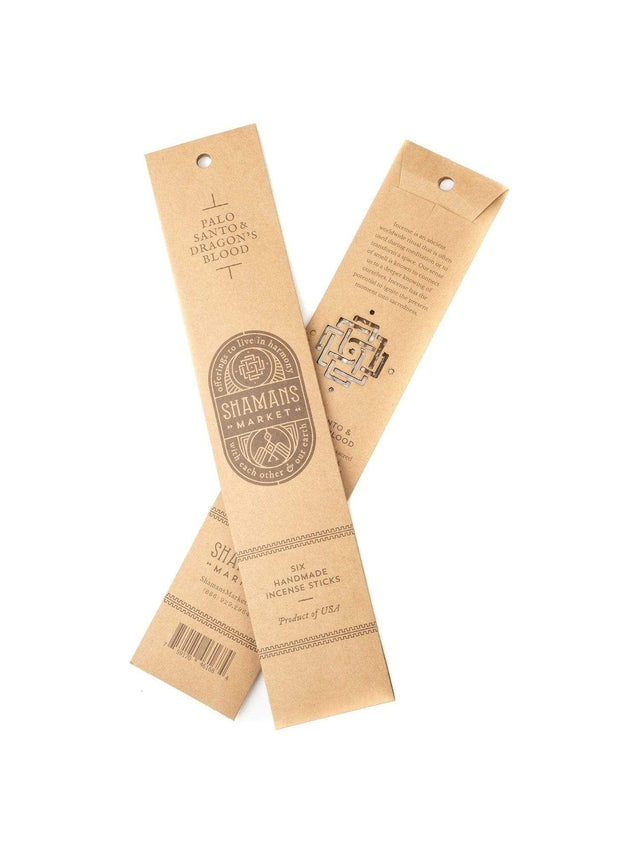 Stick Incense Shamans Market Artisan Palo Santo & Dragon's Blood Incense Sticks