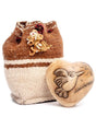 Stone Carving Hummingbird Heart Stone