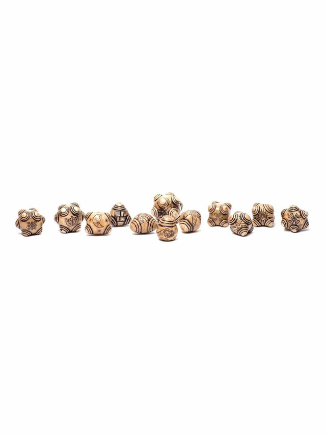 Stone Carvings Chumpi Stone Set - 12 Piece