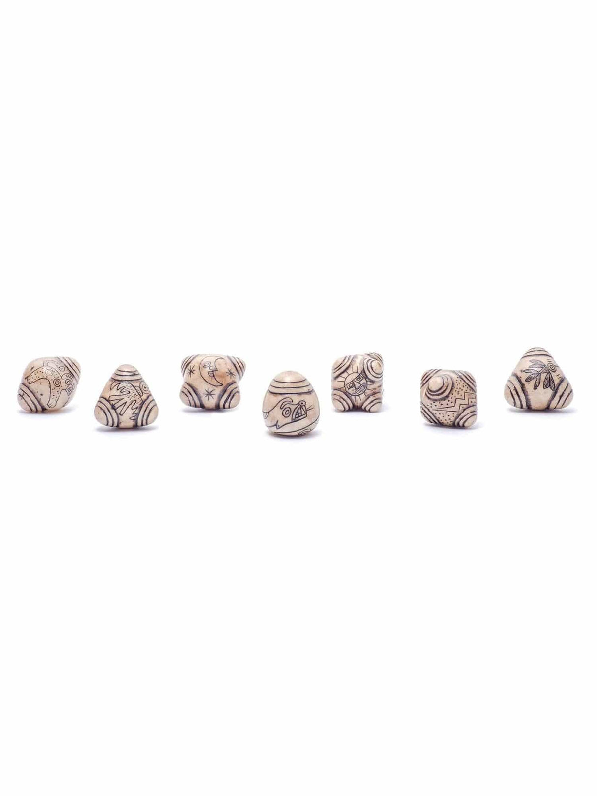 Stone Carvings Chumpi Stone Set - 7 Piece