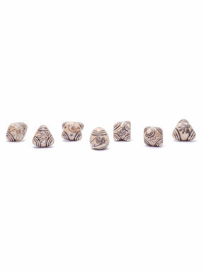 Stone Carvings Chumpi Stone Set - 7 Piece