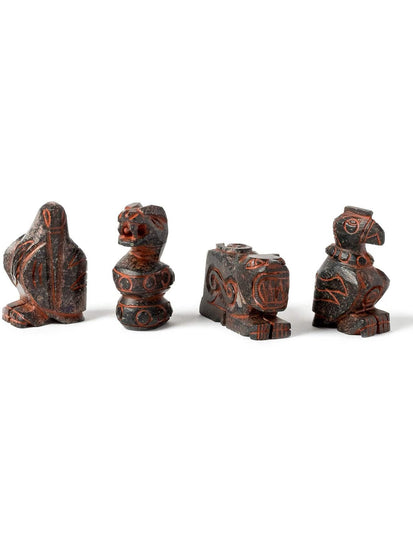Stone Carvings Four Directions Animal Totem Set - Stone
