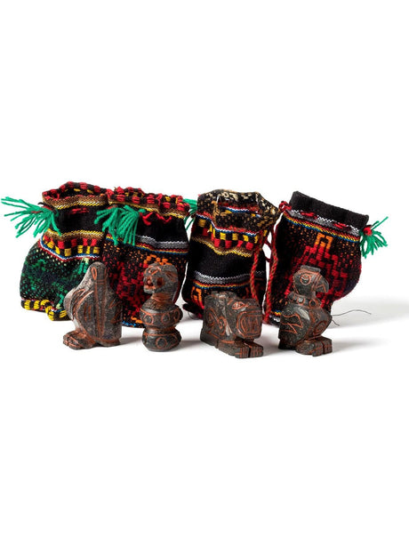 Stone Carvings Four Directions Animal Totem Set - Stone