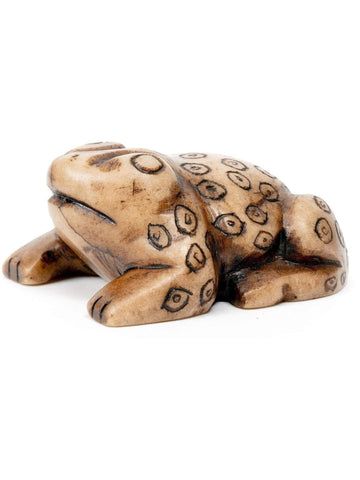 Hand Carved Stone Frog